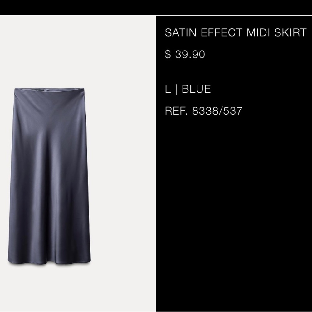Brand New Zara Sayin MIDI Skirt